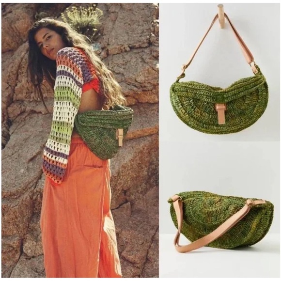 Free People Accessories - Free People Island Sun Straw Sling